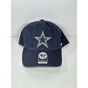 47 Brand Dallas Cowboys NFL Clean Up Navy Blue Adjustable Strap Dad Hat Cap